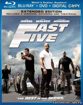 Картинка Фильмы Форсаж 5 / Fast Five (2011) HDRip [EXTENDED]