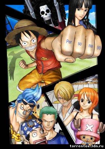 Картинка Аниме Ван-Пис 3D Погоня за Соломенной Шляпой (2011) DVDRip