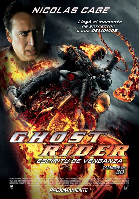Картинка Фильмы Призрачный гонщик 2 / Ghost Rider: Spirit of Vengeance (2011) TS | 700 MB