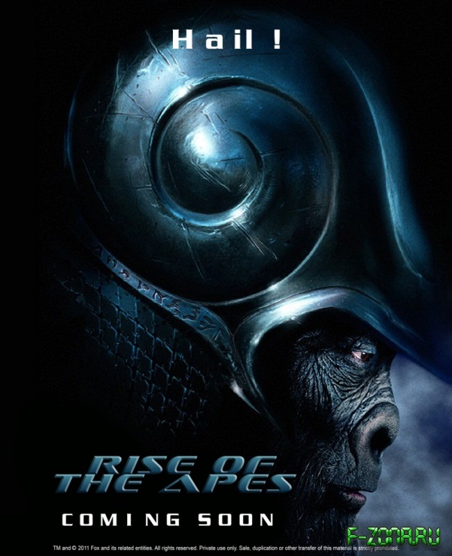 Картинка Фильмы Восстание планеты обезьян / Rise of the Planet of the Apes (2011) BDRip 720p | Лицензия