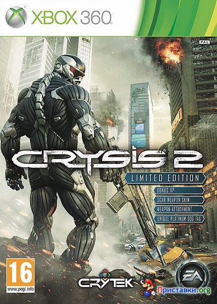 Картинка Игры для XBox Crysis 2: Limited Edition (2011) XBOX360