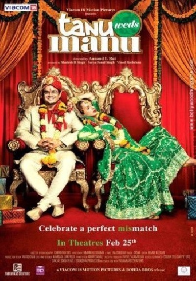 Картинка Фильмы Свадьба Тану и Ману / Tanu Weds Manu (2011) BDRip