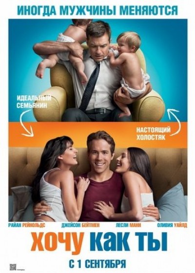 Картинка Фильмы Хочу как ты / The Change-Up (2011) BDRip